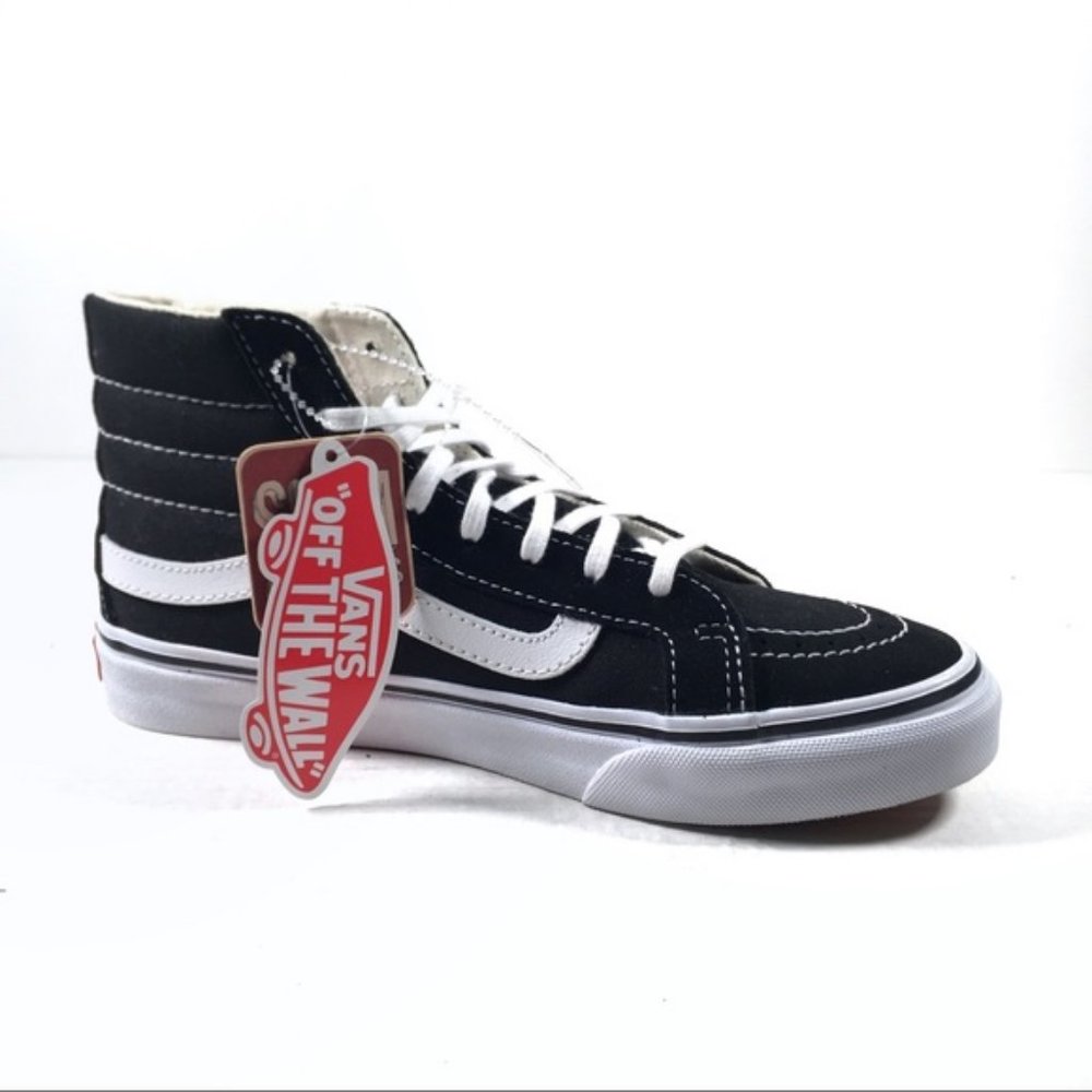 Vans Slims Classics Hightops Black Women’s 6 NWT